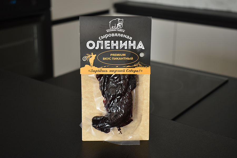 Оленина сыровяленая Premium вкус Пикантный. в/у