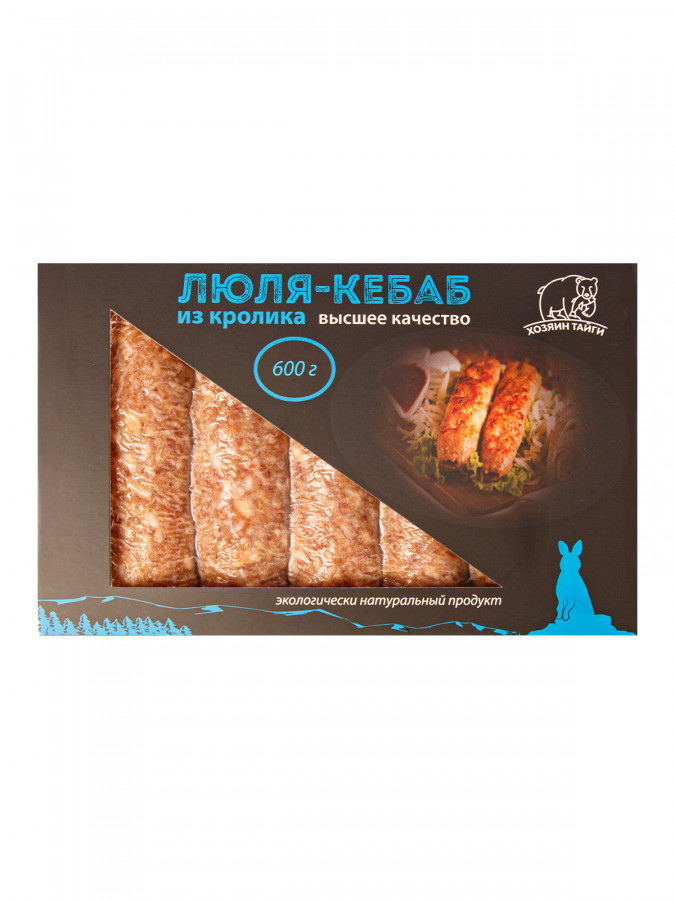 Люля-Кебаб из Кролика, в/у 5 шт, 0,6кг