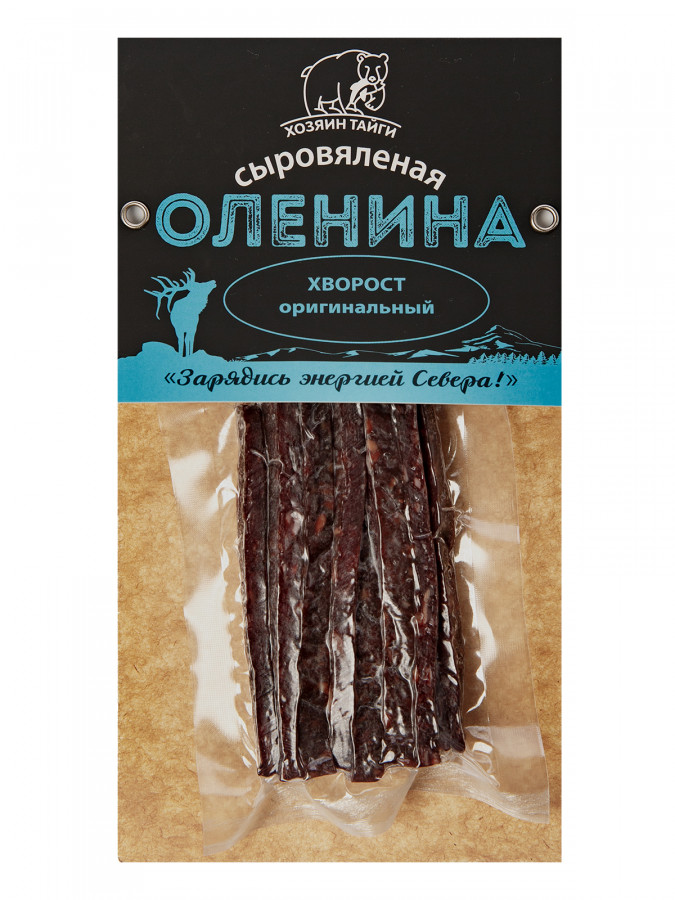 Оленина сыровяленая хворост Оригинальный. в/у