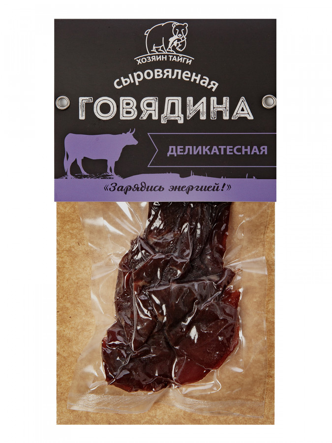 Говядина сыровяленая Деликатесная. в/у