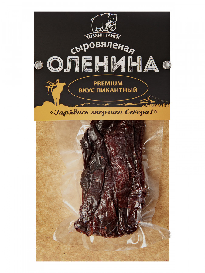 Оленина сыровяленая Premium вкус Пикантный. в/у