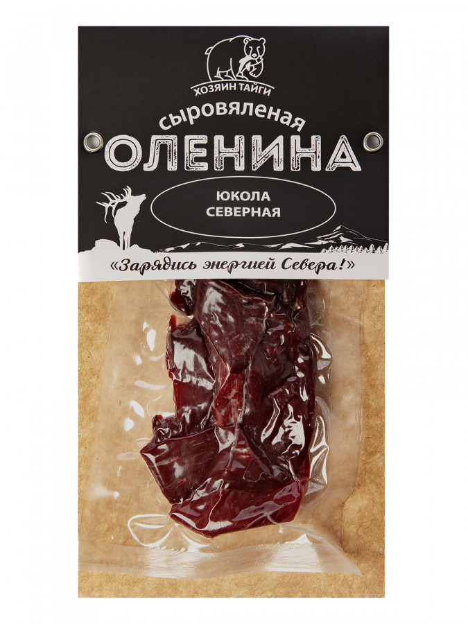 Оленина сыровяленая Юкола Северная. в/у