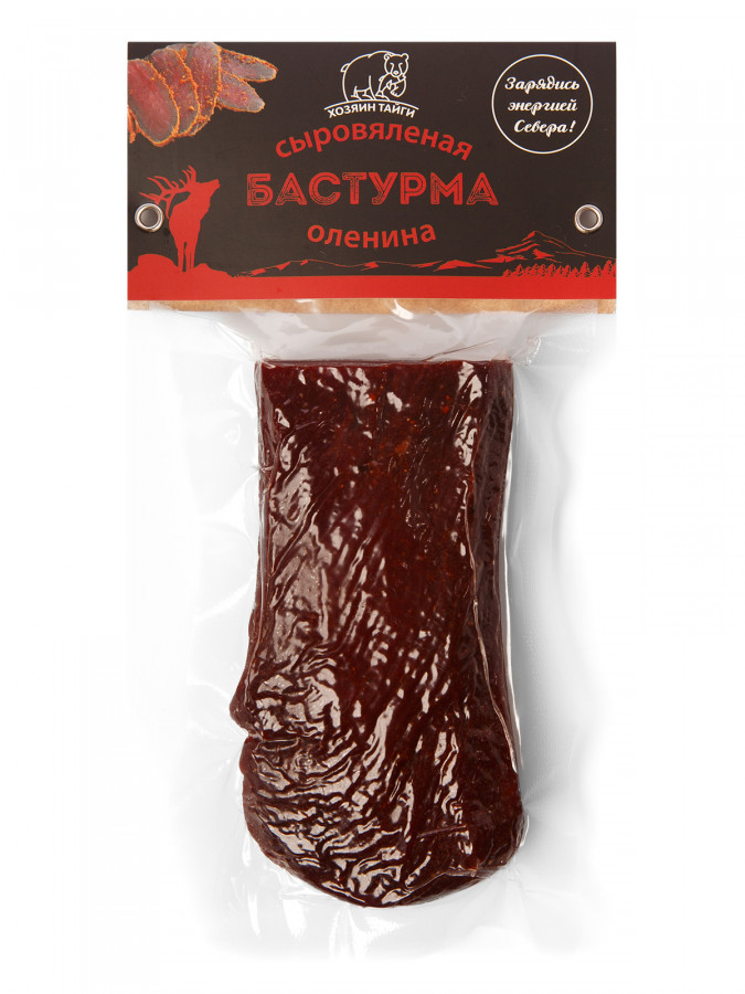 Оленина сыровяленая БАСТУРМА