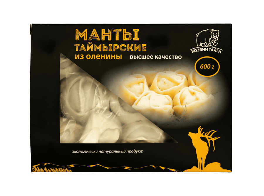 Манты Таймырские из оленины