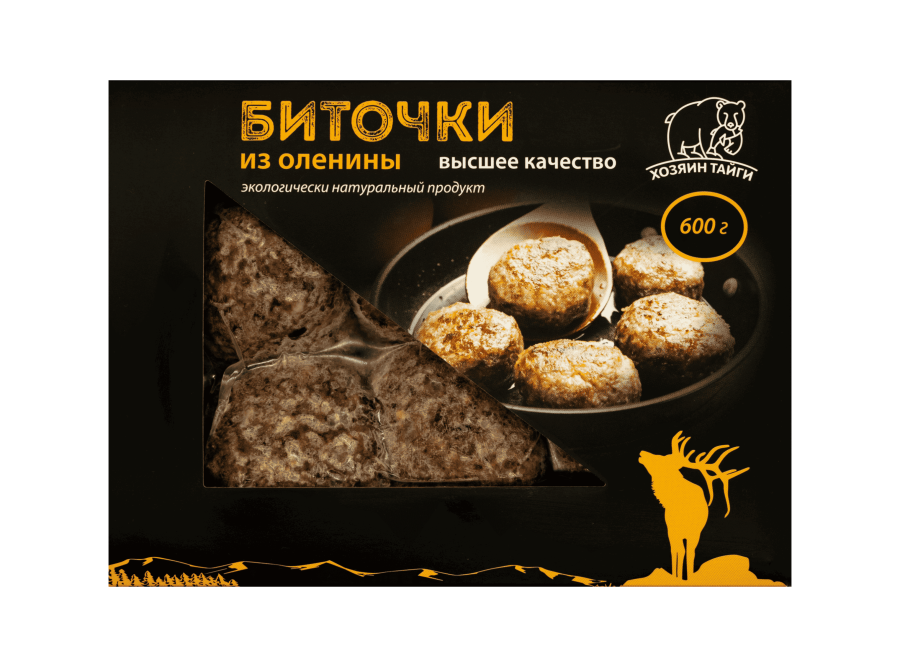 Биточки из оленины