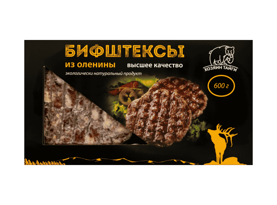Бифштексы из оленины